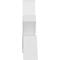 Ekena Millwork Vanguard Architectural Grade PVC Gable Bracket, 108"W x 18"H x 4"D x 4"F, 4/12 Pitch GBP108X18X0404VAN00 - alternate 4